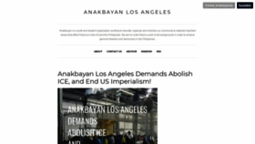What Anakbayanla.org website looked like in 2020 (4 years ago)