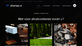 What Afzetbak.nl website looked like in 2020 (4 years ago)