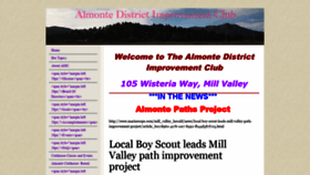 What Almonteclub.org website looked like in 2020 (5 years ago)