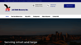 What Aasdebtrecoveryinc.com website looked like in 2020 (4 years ago)
