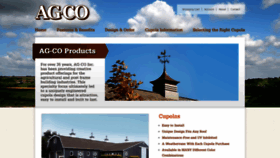 What Ag-co.com website looked like in 2020 (4 years ago)