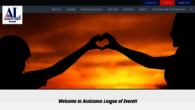 What Assistanceleagueofeverett.org website looked like in 2020 (6 years ago)