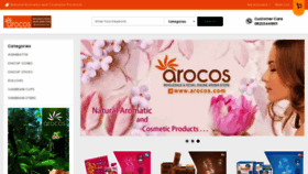 What Arocos.com website looked like in 2020 (4 years ago)
