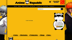 What Animerepublic.co.uk website looked like in 2020 (4 years ago)