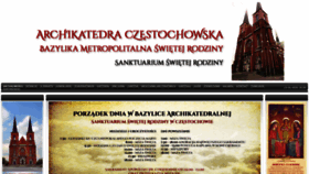 What Archikatedra.pl website looked like in 2020 (4 years ago)