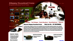 What Alleppeyhouseboats.info website looked like in 2020 (4 years ago)