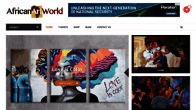 What Africanartworld.com website looked like in 2020 (4 years ago)