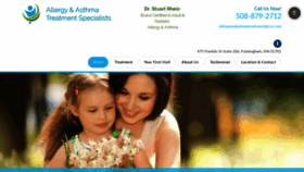 What Allergyandasthmametrowest.com website looked like in 2020 (4 years ago)