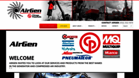 What Airgeninc.com website looked like in 2020 (4 years ago)
