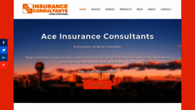What Aceinsuranceconsultants.com website looked like in 2020 (4 years ago)