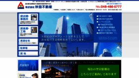What Akita-f.com website looked like in 2020 (4 years ago)