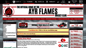 What Ayrminorhockey.com website looked like in 2020 (4 years ago)