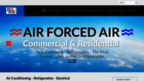 What Airforcedair.com.au website looked like in 2020 (4 years ago)