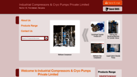What Ashokacompressors.com website looked like in 2020 (4 years ago)