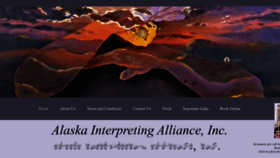 What Alaskainterpretingalliance.com website looked like in 2020 (4 years ago)