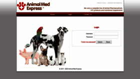 What Animalmedexpress.com website looked like in 2020 (4 years ago)