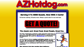 What Azhotdog.com website looked like in 2020 (4 years ago)