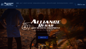 What Alliancerehabmed.com website looked like in 2020 (4 years ago)