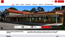 What Alabastermotelcowra.com.au website looked like in 2020 (4 years ago)
