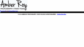 What Amberroyphotography.com website looked like in 2020 (4 years ago)