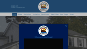 What Arkanimalhosp.com website looked like in 2020 (4 years ago)