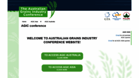 What Ausgrainsconf.com website looked like in 2020 (4 years ago)