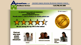 What Advancarehealth.com website looked like in 2020 (4 years ago)