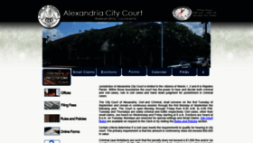 What Alexandriacitycourt.com website looked like in 2020 (4 years ago)