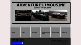 What Adventurelimo.com website looked like in 2020 (4 years ago)