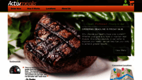 What Activmeals.com website looked like in 2020 (4 years ago)