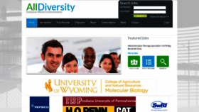 What Alldiversity.com website looked like in 2020 (4 years ago)