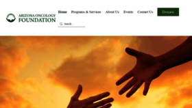 What Arizonaoncologyfoundation.org website looked like in 2020 (4 years ago)