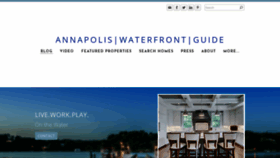 What Annapoliswaterfrontguide.com website looked like in 2020 (4 years ago)
