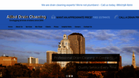 What Allieddraincleaning.com website looked like in 2020 (4 years ago)