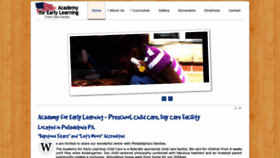 What Aelchildcare.org website looked like in 2020 (4 years ago)