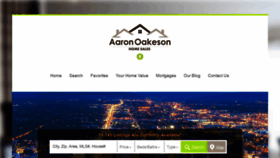 What Aaronoakeson.com website looked like in 2020 (4 years ago)