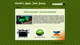 What Arnoldsseptictankservice.com website looked like in 2020 (6 years ago)