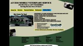 What Accessmobileveterinaryservice.com website looked like in 2020 (4 years ago)