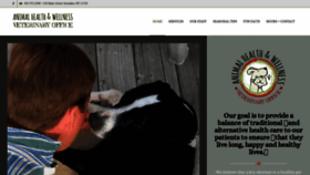 What Animalhealthwellness.com website looked like in 2020 (4 years ago)