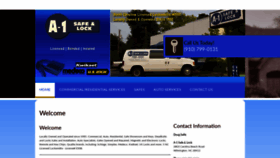 What A1safelock.com website looked like in 2020 (4 years ago)