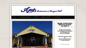 What Amys-restaurant.com website looked like in 2020 (4 years ago)