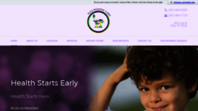What Alicepediatric.com website looked like in 2020 (4 years ago)