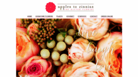 What Applestozinnias.com website looked like in 2020 (4 years ago)