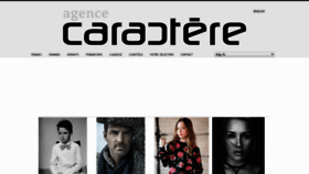 What Agencecaractere.com website looked like in 2020 (4 years ago)