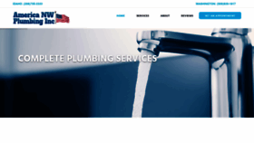 What America-nwplumbing.com website looked like in 2020 (4 years ago)