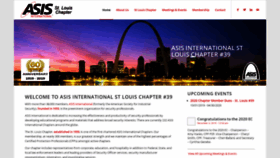 What Asis-stl.org website looked like in 2020 (4 years ago)