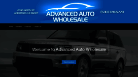 What Advancedautowholesale.com website looked like in 2020 (4 years ago)