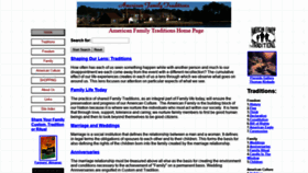 What Americanfamilytraditions.com website looked like in 2020 (4 years ago)