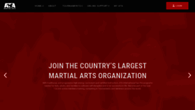 What Atamartialarts.com website looked like in 2020 (4 years ago)