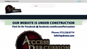 What Apdrums.com website looked like in 2020 (4 years ago)